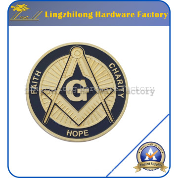 Metal Household Products Gold Badges Custom Car Emblem